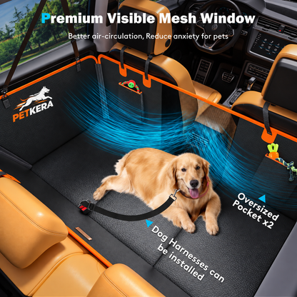 Petkera™ PU Leather Dog Car Seat Cover