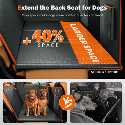 Petkera™ PU Leather Dog Car Seat Cover