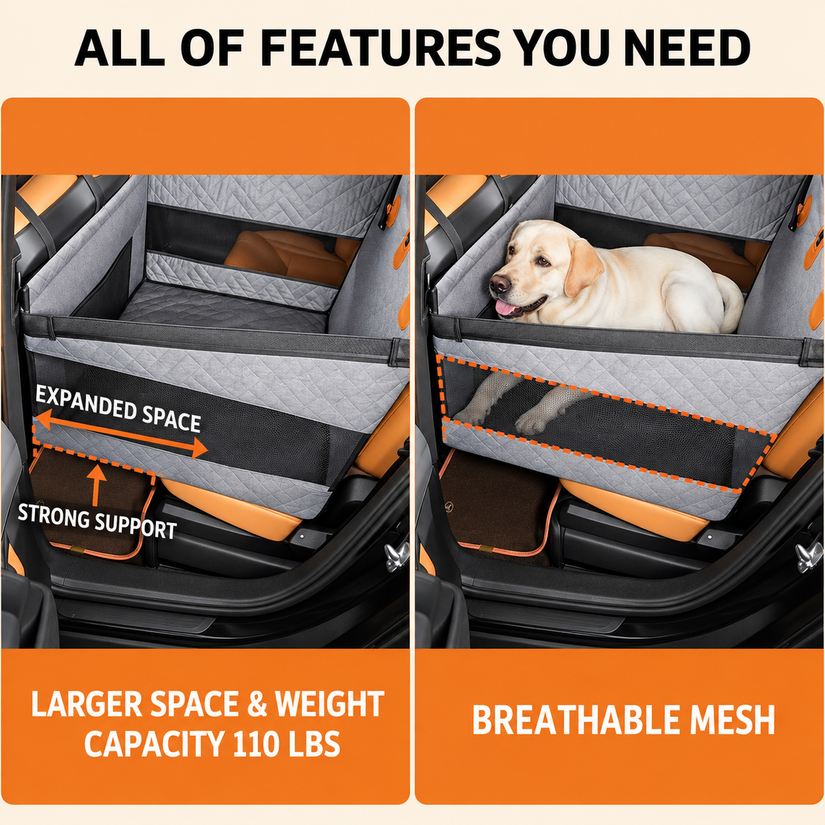 Petkera™ Single Back Seat Extender